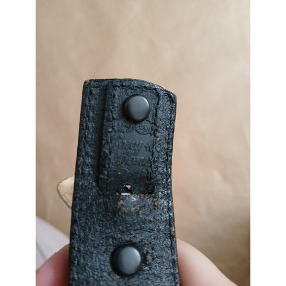 Tony Lama Belt 42" Southwestern Silver Hardware Braided Leather Brown - Picture 8 of 8